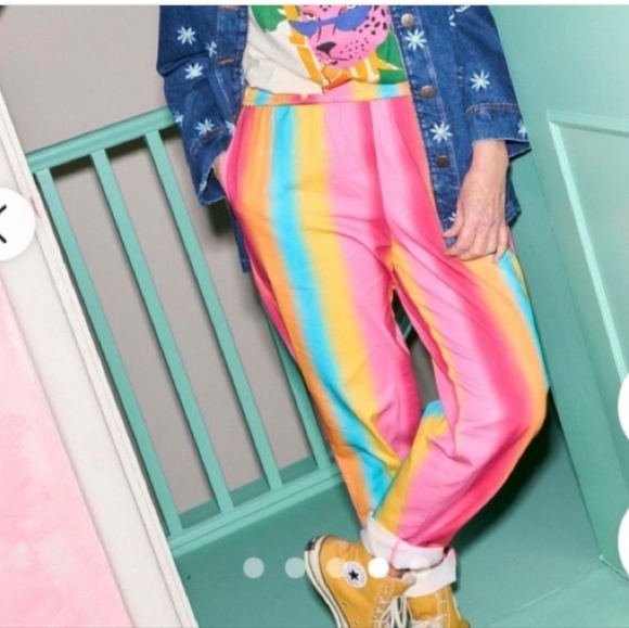 Lucy & Yak Multicolor Striped Pants - Picture 1 of 7